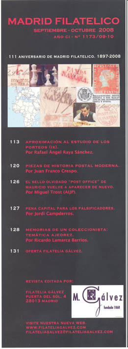 Índice Madrid Filatélico